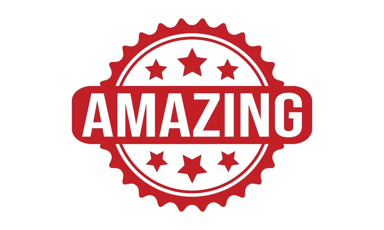 Amazing Rubber Grunge Stamp Seal Stock Vector