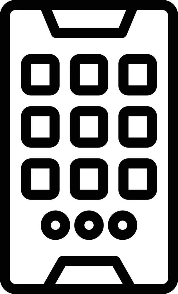Vector Design Mobile Apps Icon Style