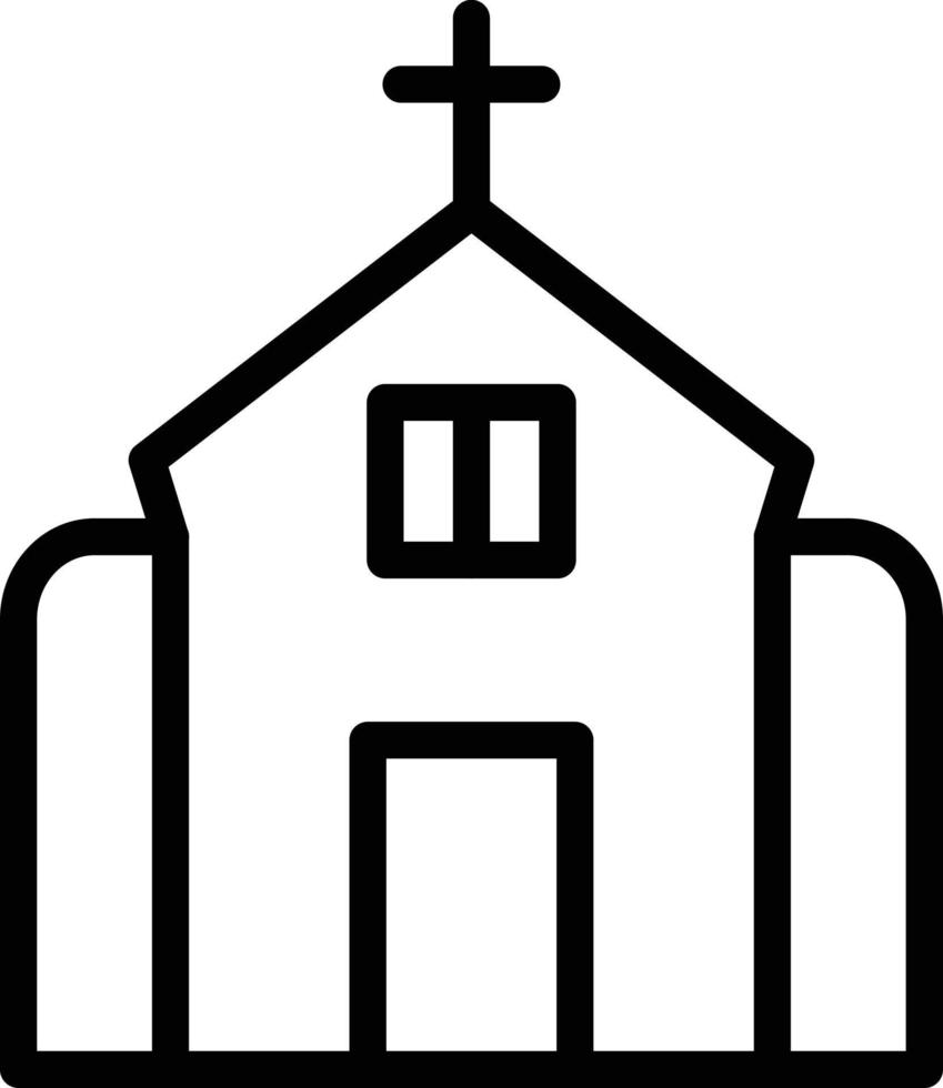 Church Vector Icon Style