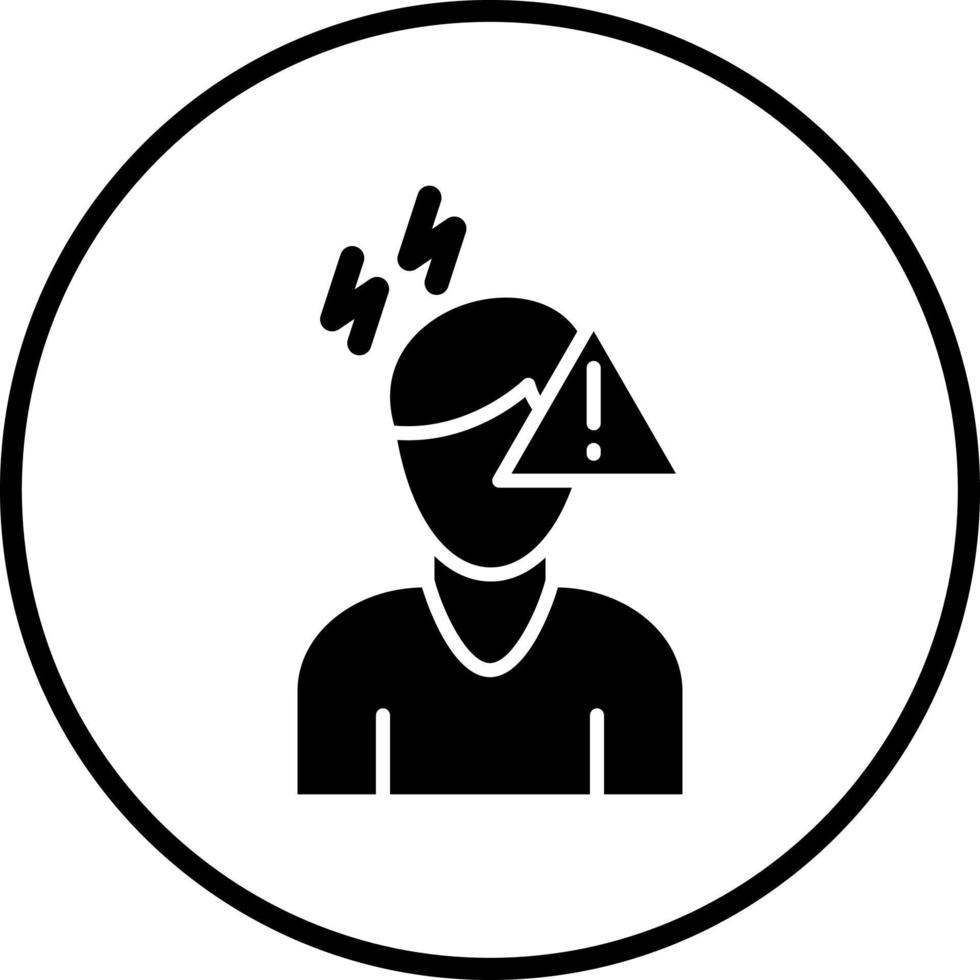 Panic Attack Vector Icon Style