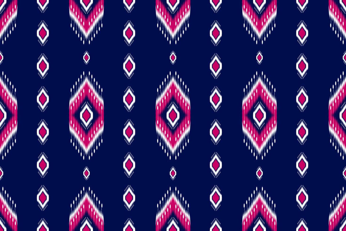 Abstract ethnic ikat art. Seamless pattern in tribal. Aztec geometric ornament print. vector