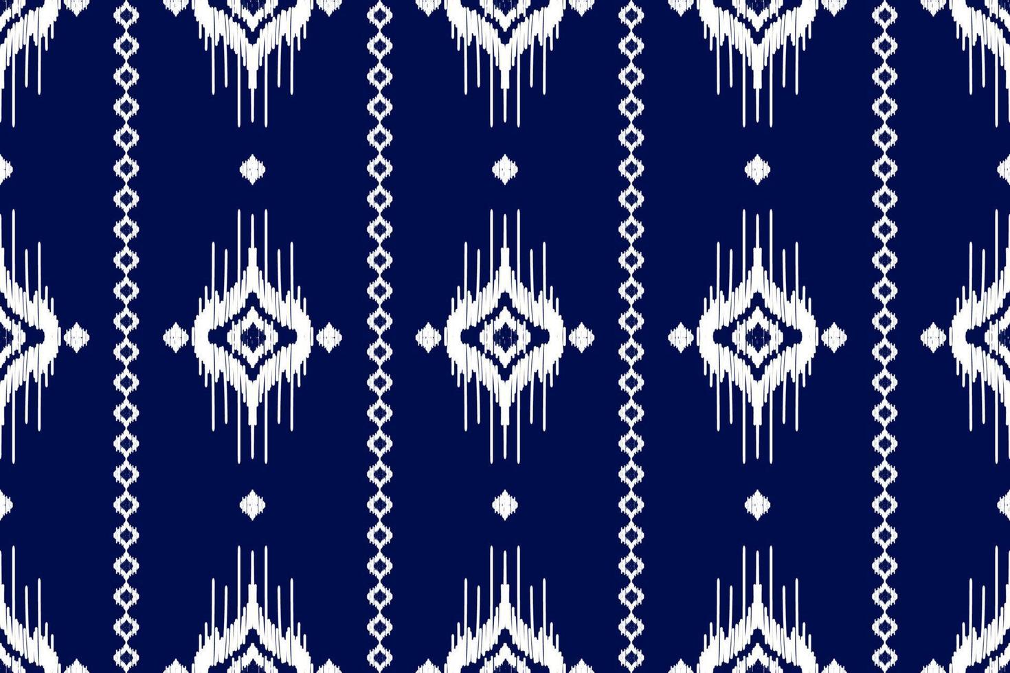 Abstract ethnic ikat art. Seamless pattern in tribal. Aztec geometric ornament print. vector