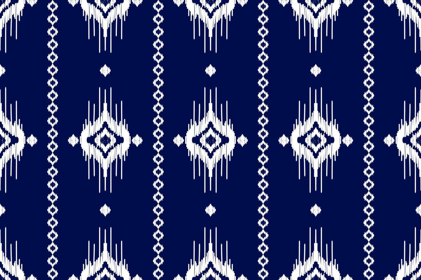 Abstract ethnic ikat art. Seamless pattern in tribal. Aztec geometric ornament print. vector