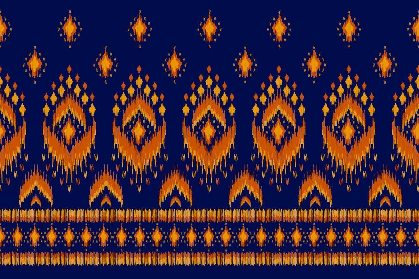 Abstract ethnic pattern art. Ikat seamless pattern traditional. American, Mexican style. vector