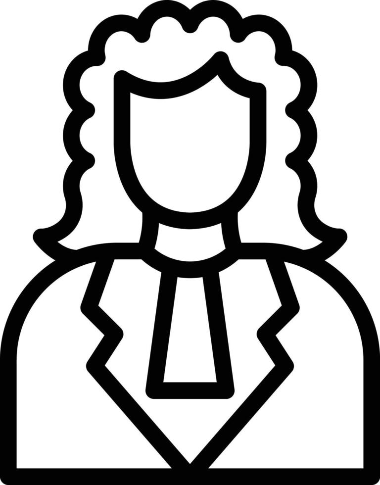 Vector Design Judge Icon Style