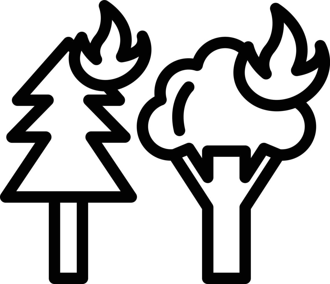 Wildfire Vector Icon Style