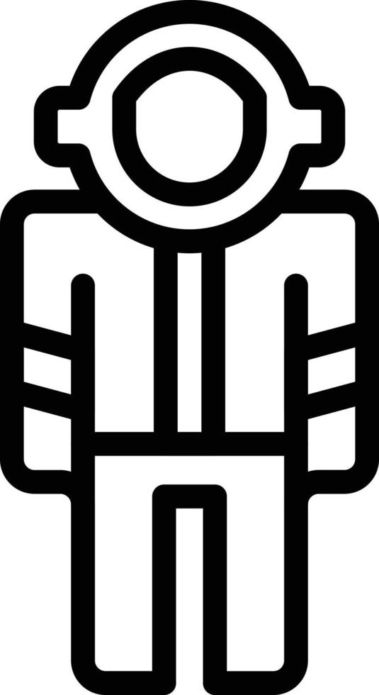 Astronaut Suit Vector Icon Style