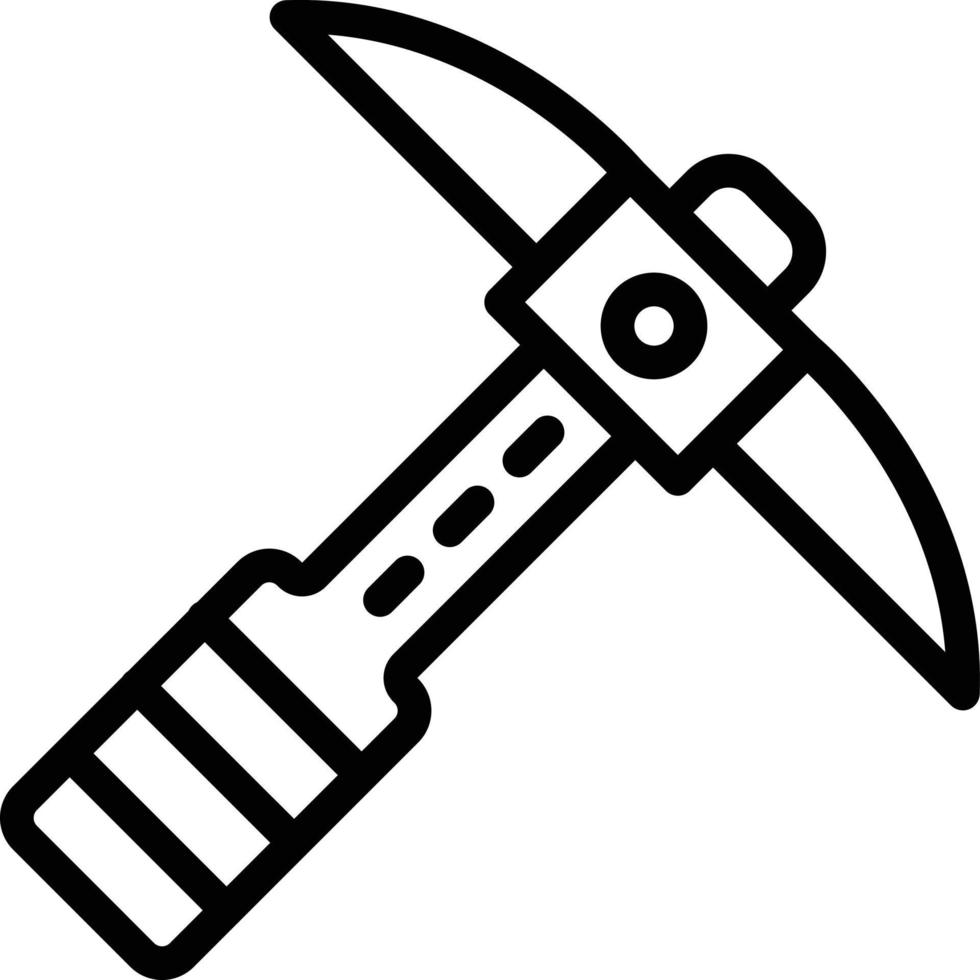 Pickaxe Vector Icon Style