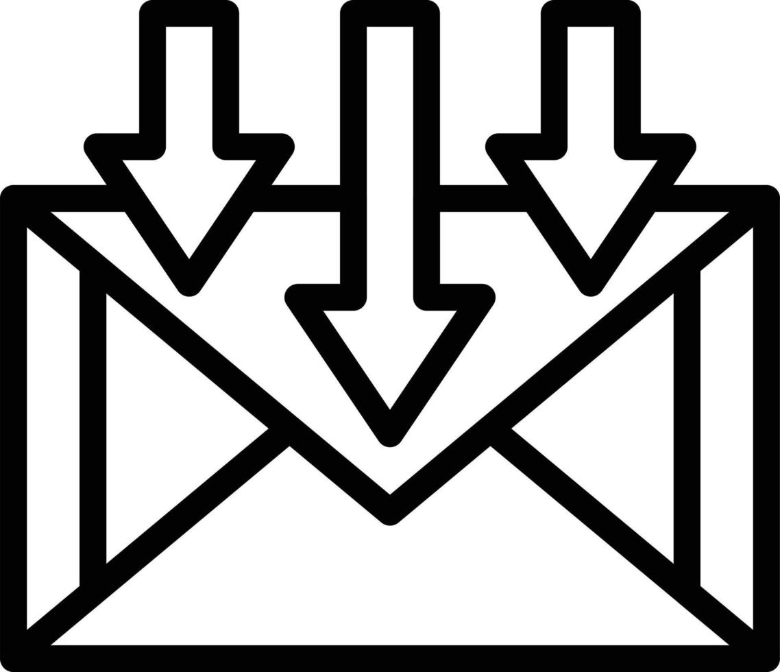 Inbox Vector Icon Style