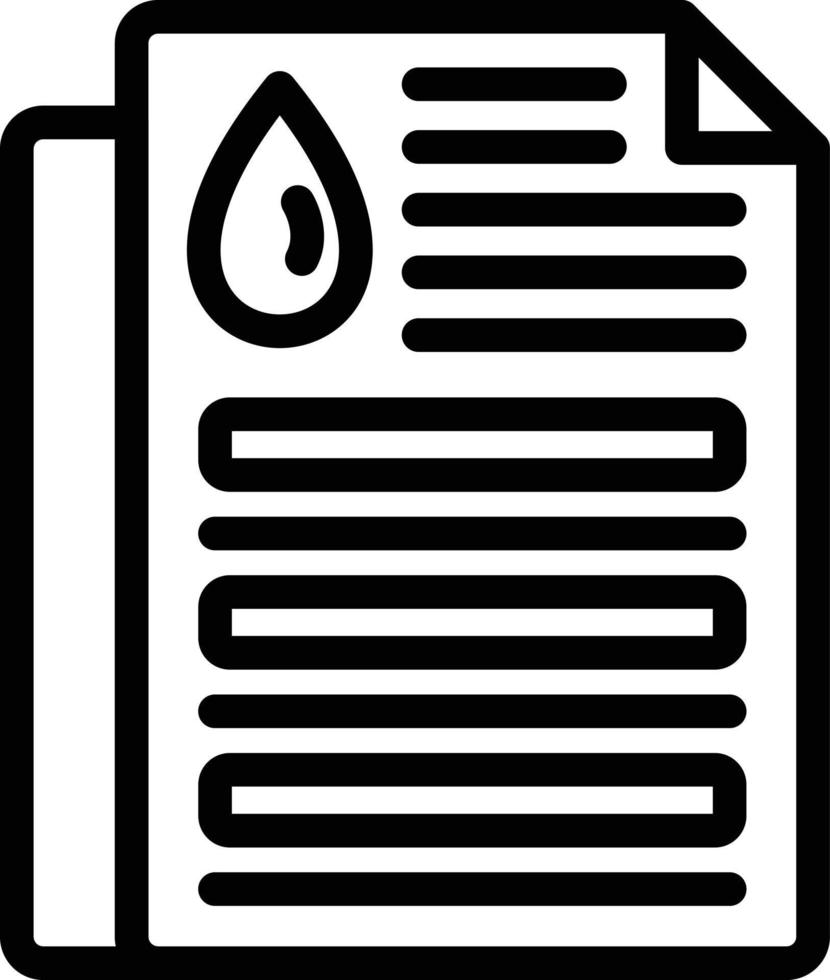 Oil Document Vector Icon Style