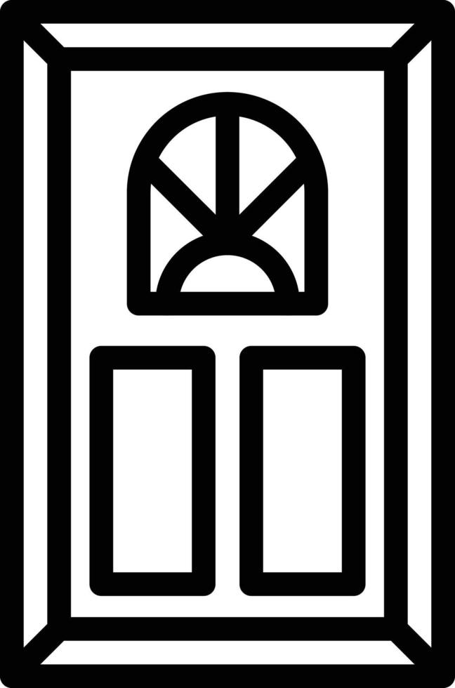 Vector Design Room Door Icon Style