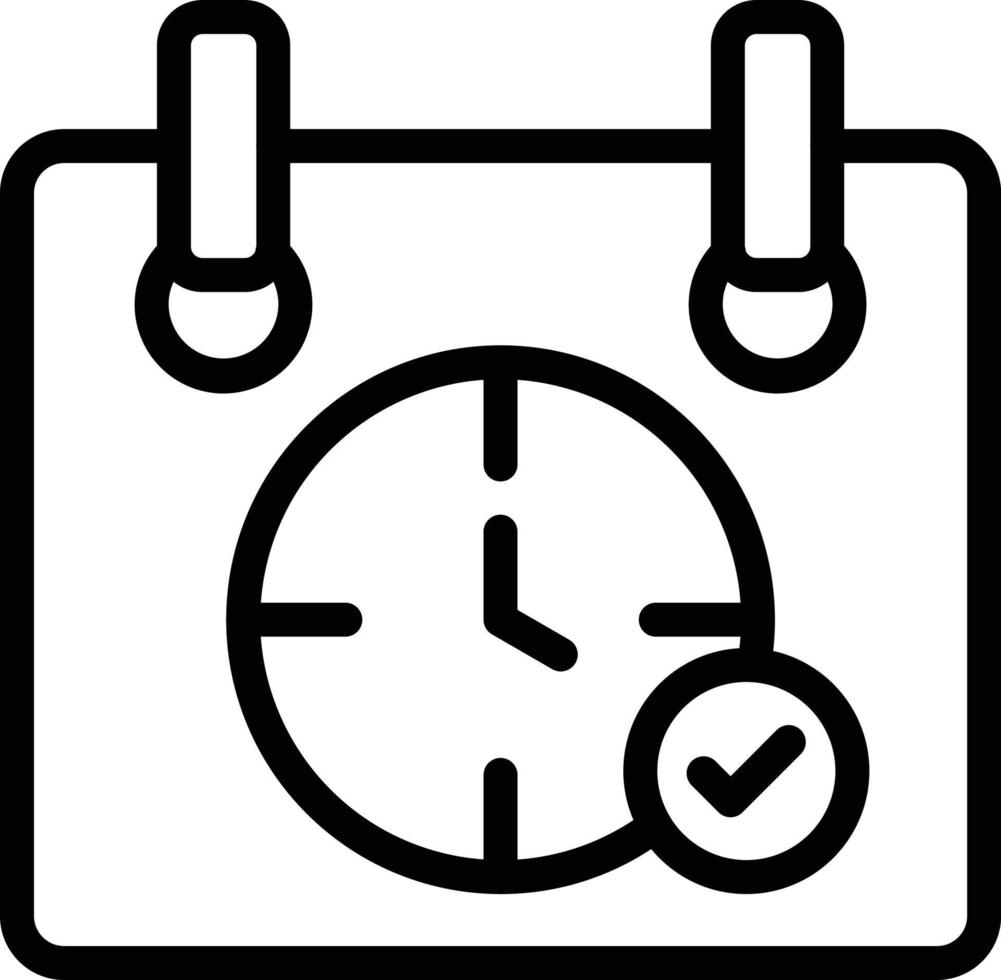 Deadline Vector Icon Style