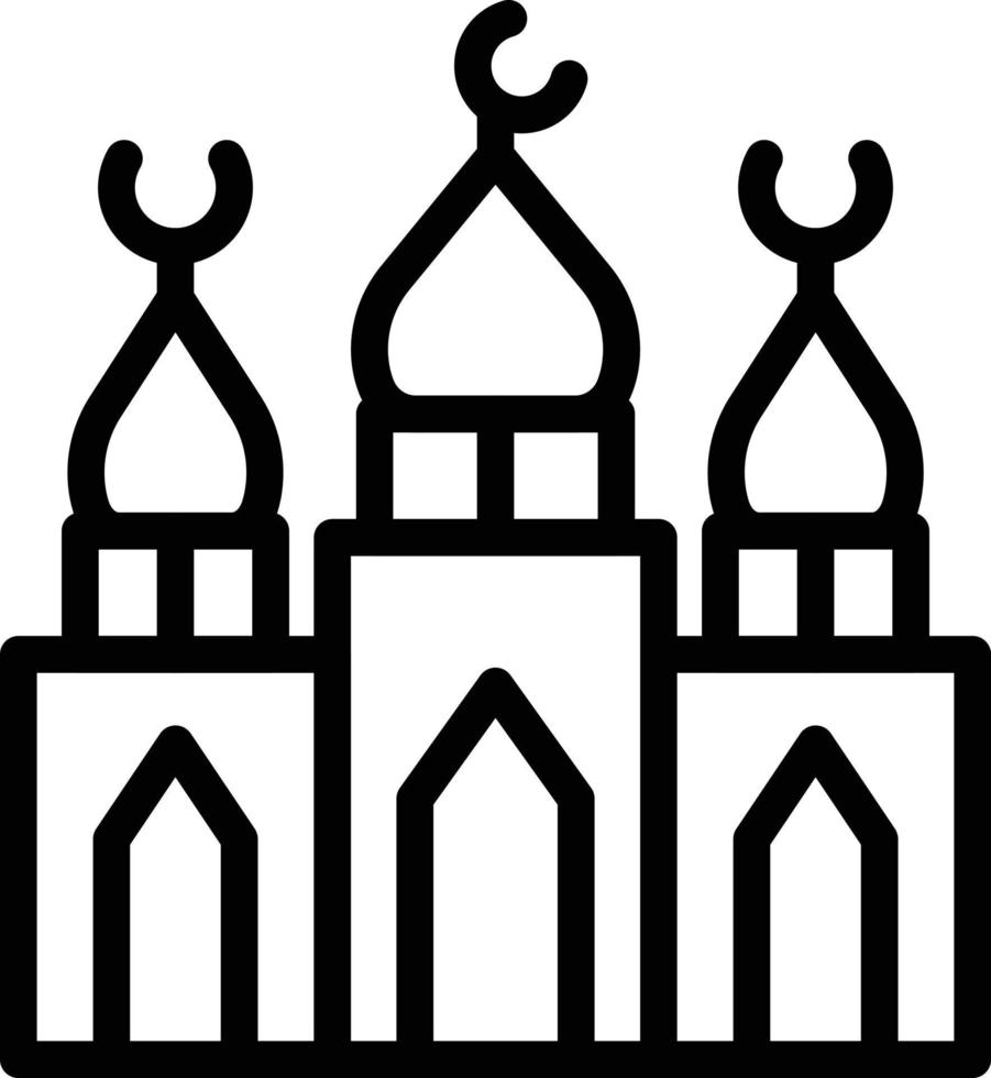 Mosque Vector Icon Style