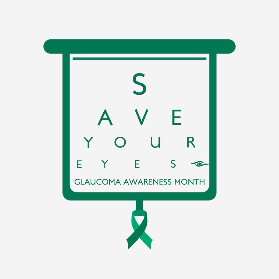 Awareness Month. Vision problems. Save your eyes. Prevention