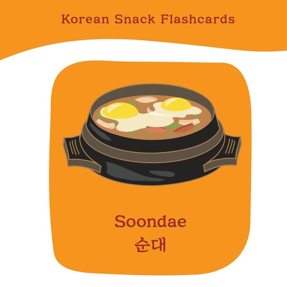 Food flashcard. Cute flashcard for children. Flashcard collection vector