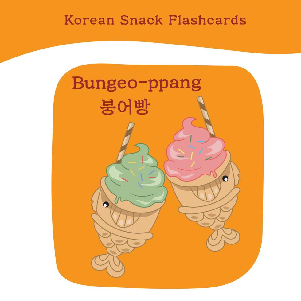 Food flashcard. Cute flashcard for children. Flashcard collection vector