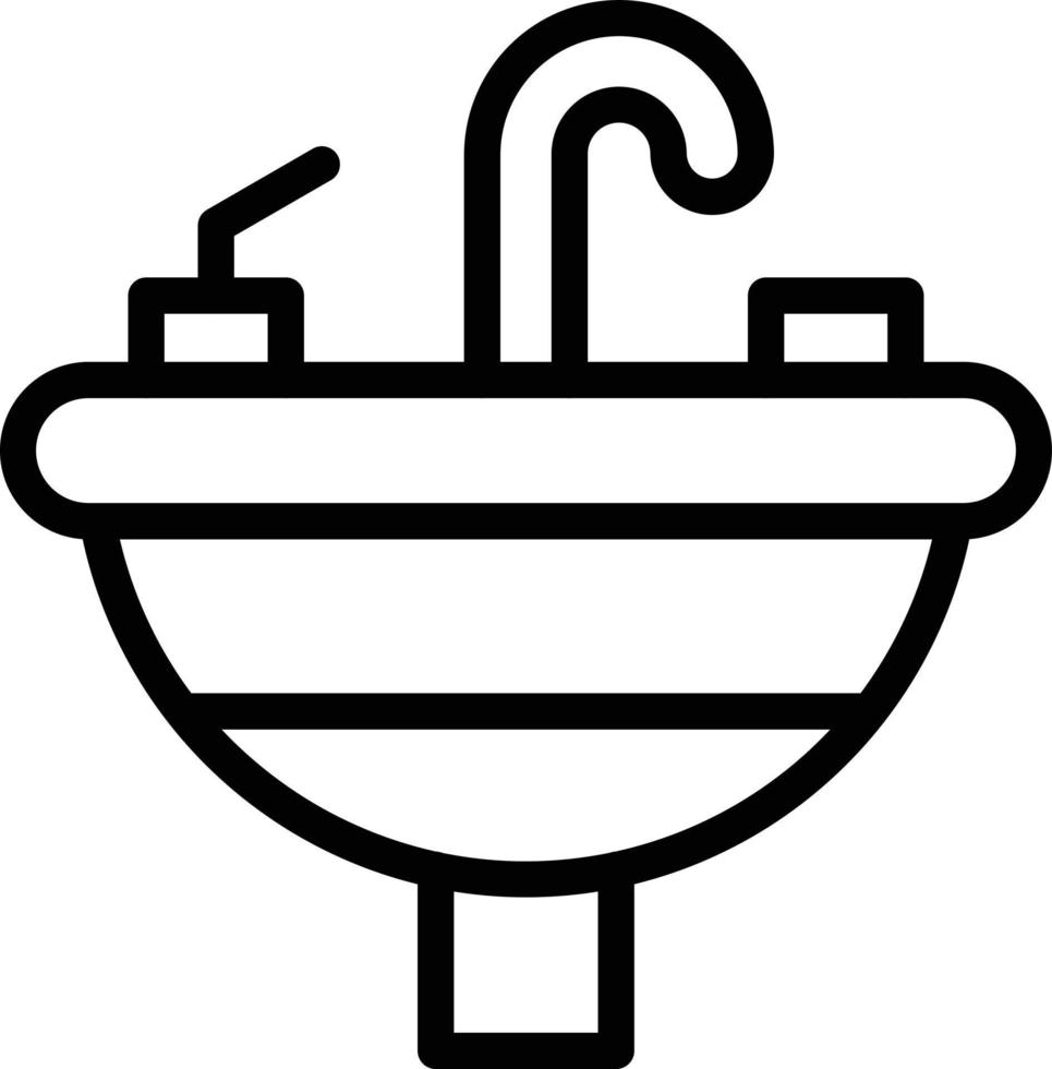 Sink Vector Icon Style