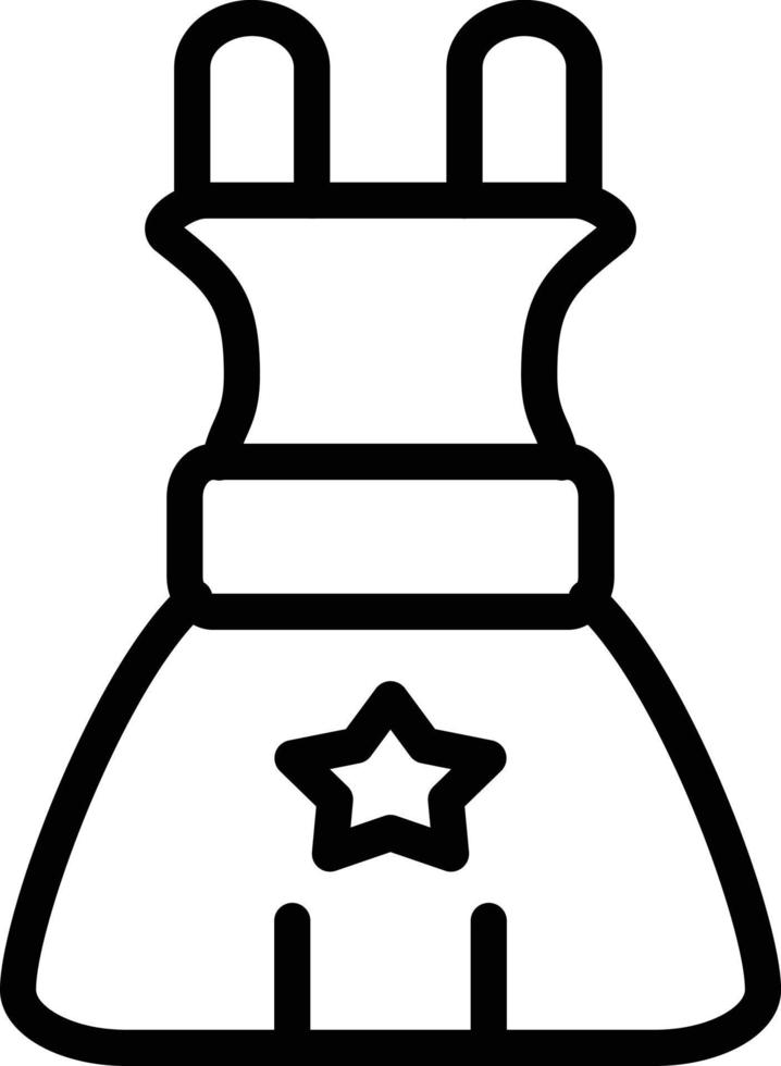 Birthday Dress Vector Icon Style