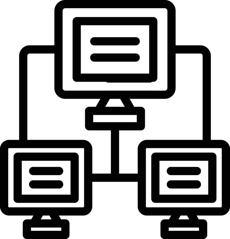 Monitors Vector Icon Style