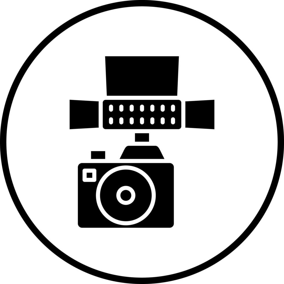 Vector Design Led Camera Vector Icon Style