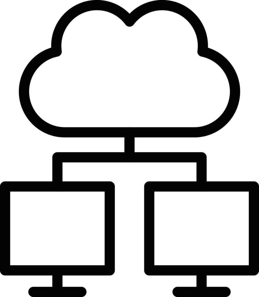 Vector Design Cloud computing Icon Style