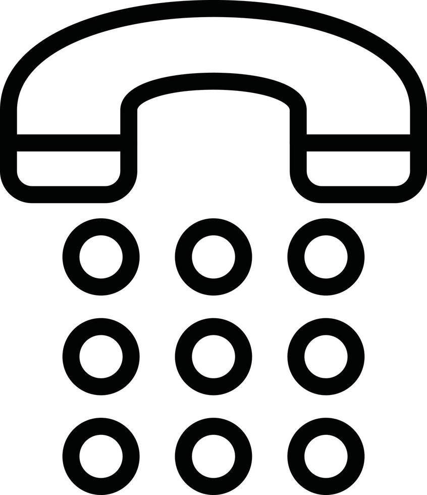 Vector Design Phone Dial Icon Style