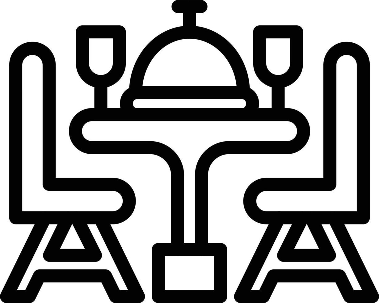Vector Design Dining Table Icon Style