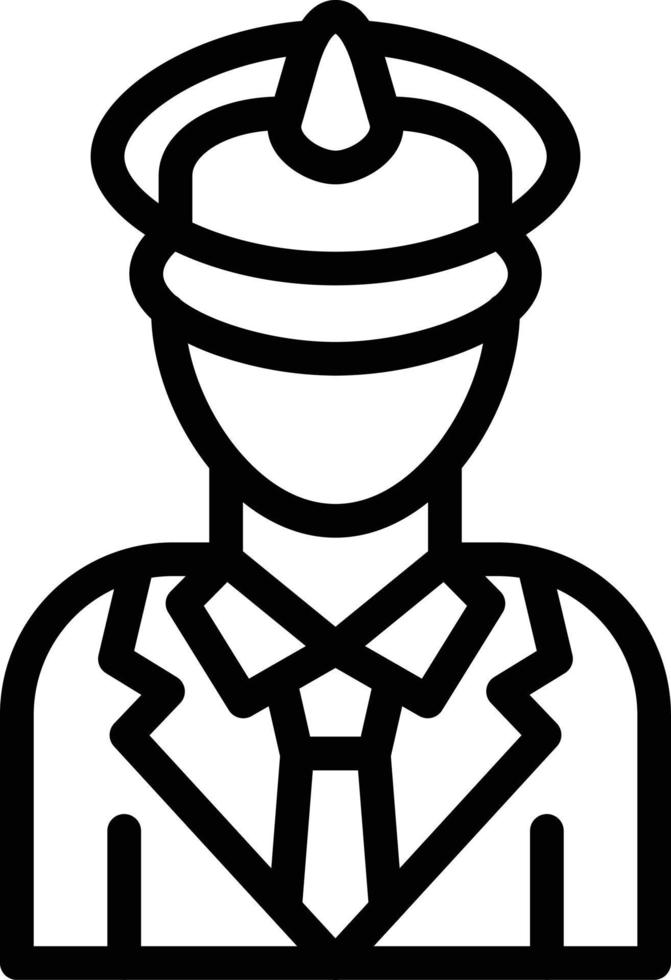 Vector Design Captain Icon Style
