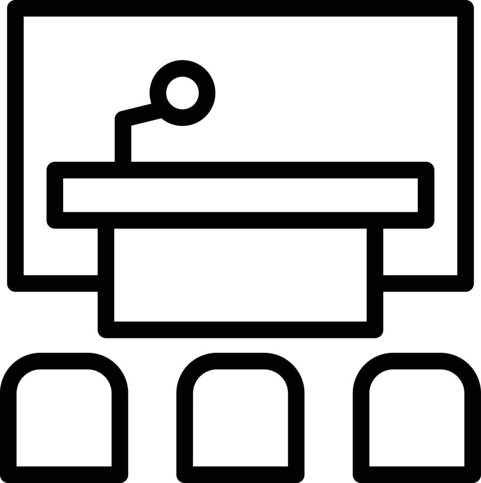 Press Room Vector Icon Style