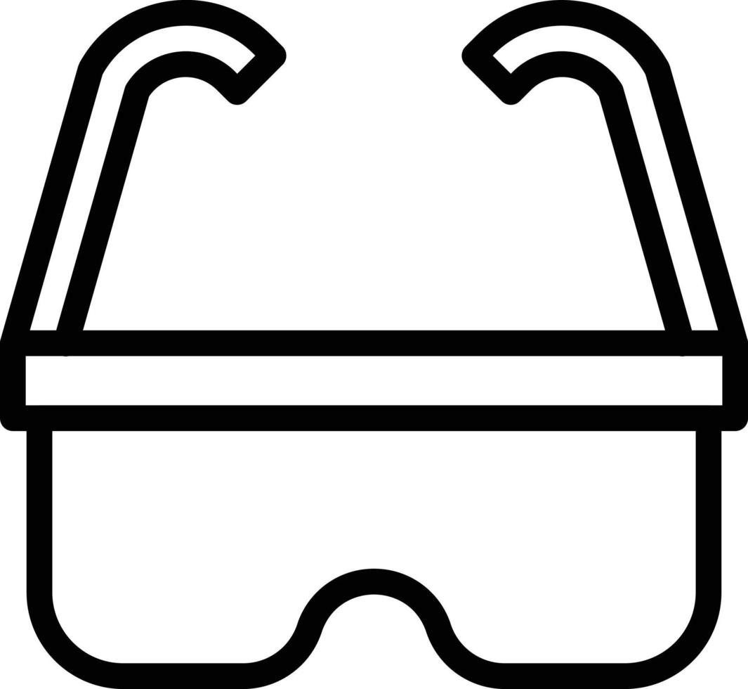 Vector Design Safety Glasses Icon Style