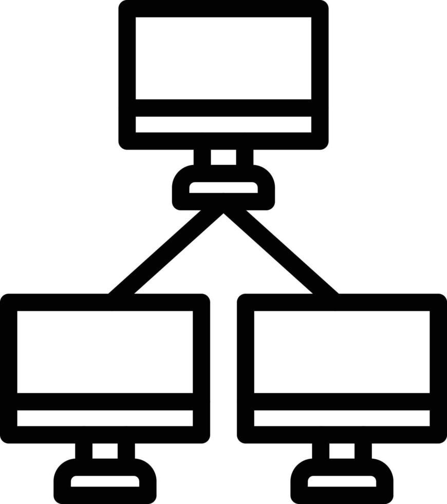Vector Design LAN Icon Style