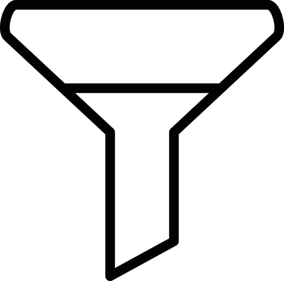 Funnel Vector Icon Style