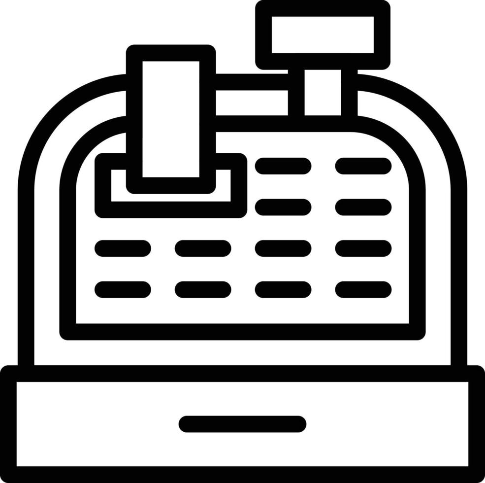 Vector Design Cash Register Icon Style