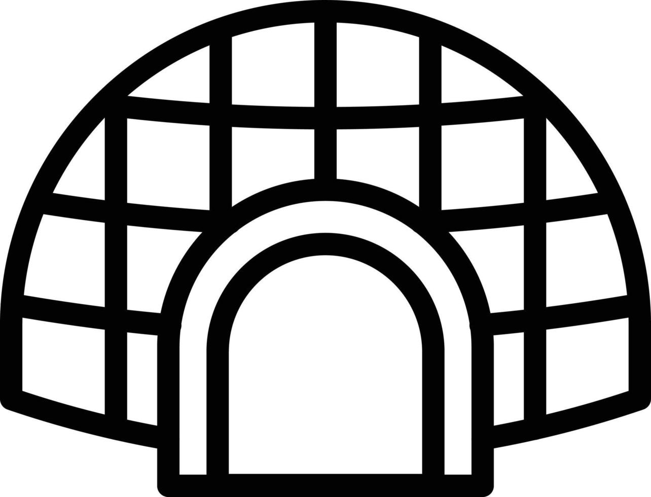 Vector Design Igloo Icon Style