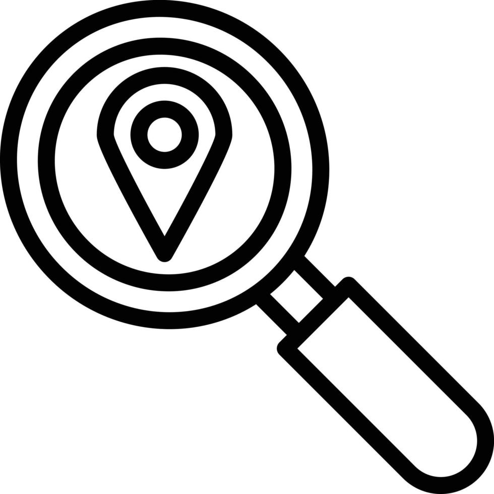 Vector Design Search Location Icon Style