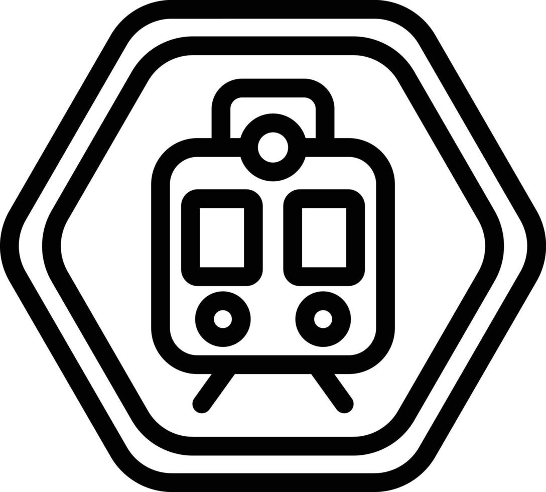 Vector Design Railroad Crossing Icon Style
