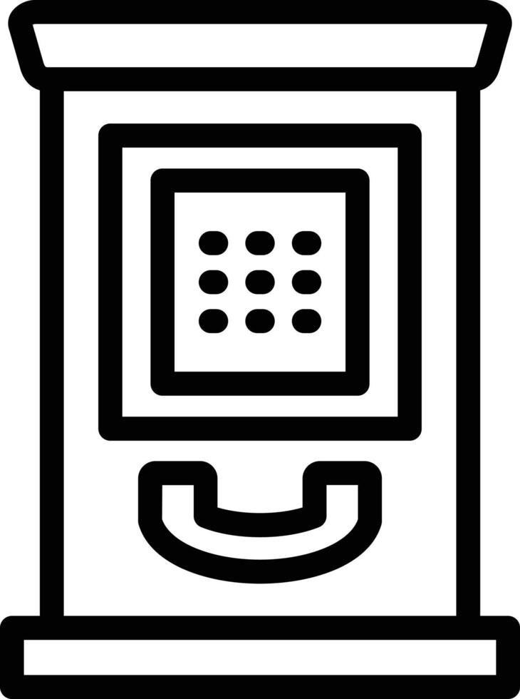 Vector Design Phone Booth Icon Style