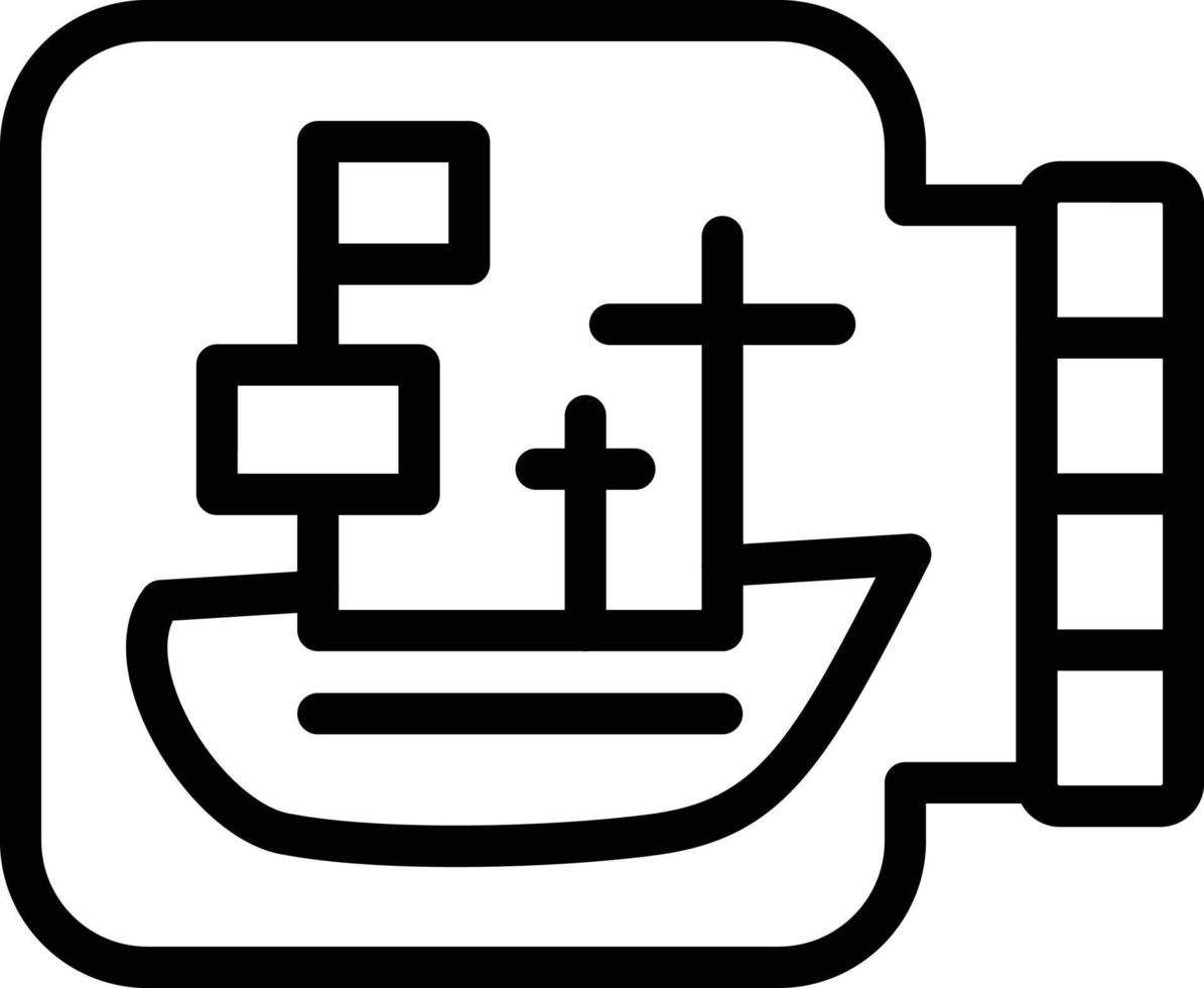 Vector Design Ship In A Bottle Icon Style