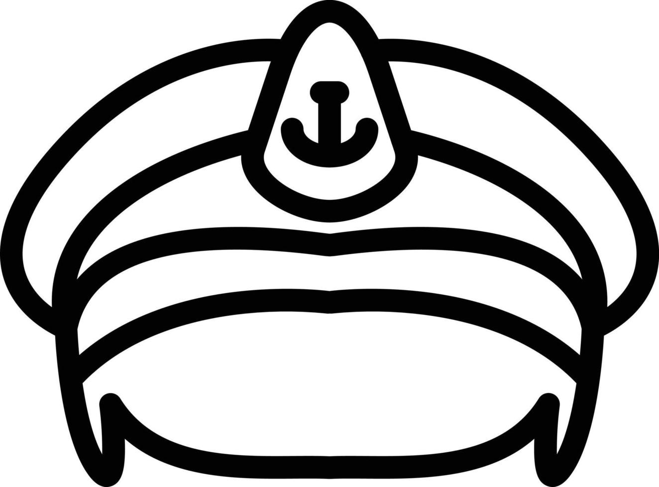 Vector Design Sailor Hat Icon Style