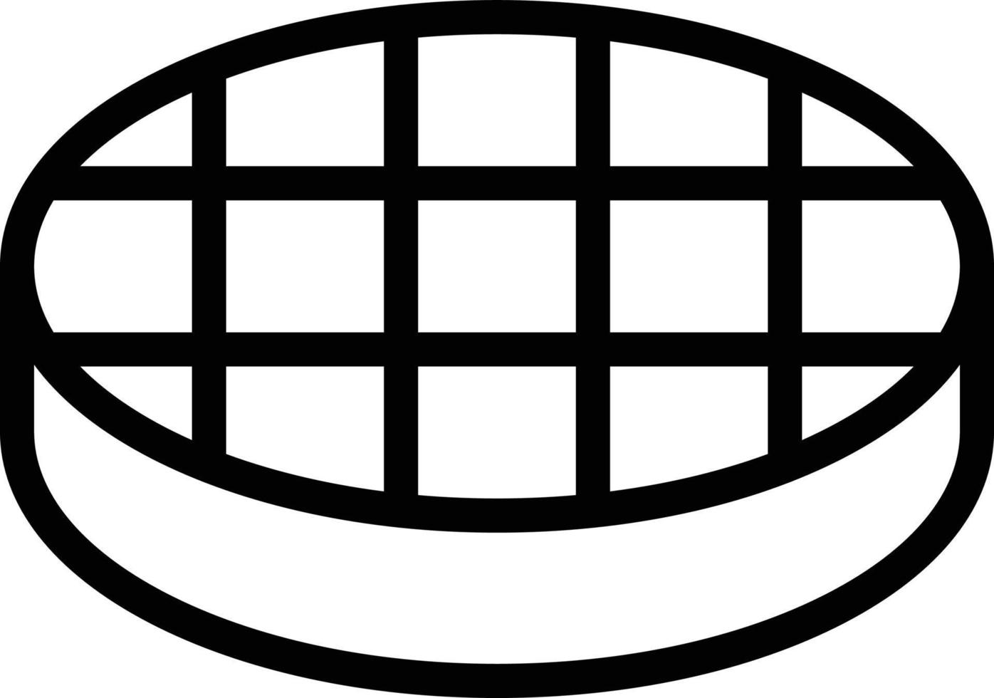Waffle Vector Icon Style