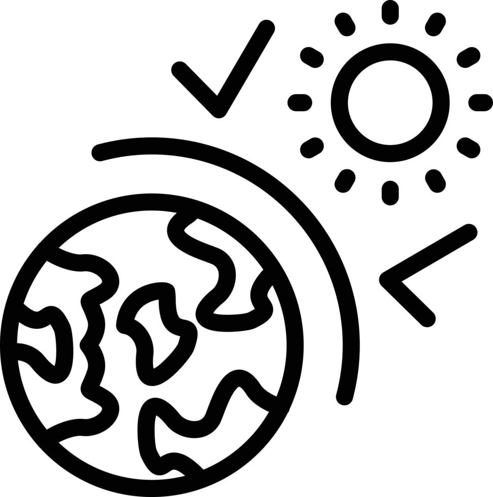 Greenhouse Effect Vector Icon Style