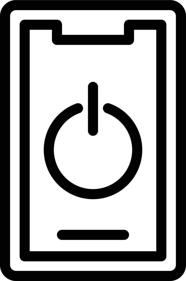 Vector Design Mobile Power Icon Style