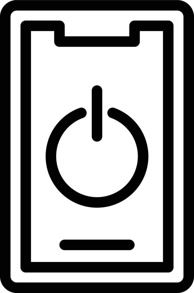 Vector Design Mobile Power Icon Style