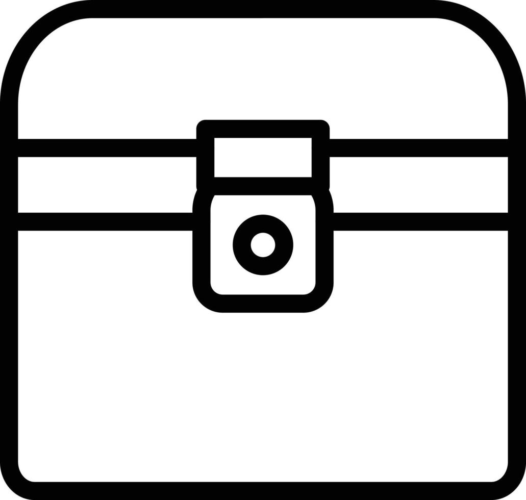 Vector Design Treasure Chest Icon Style