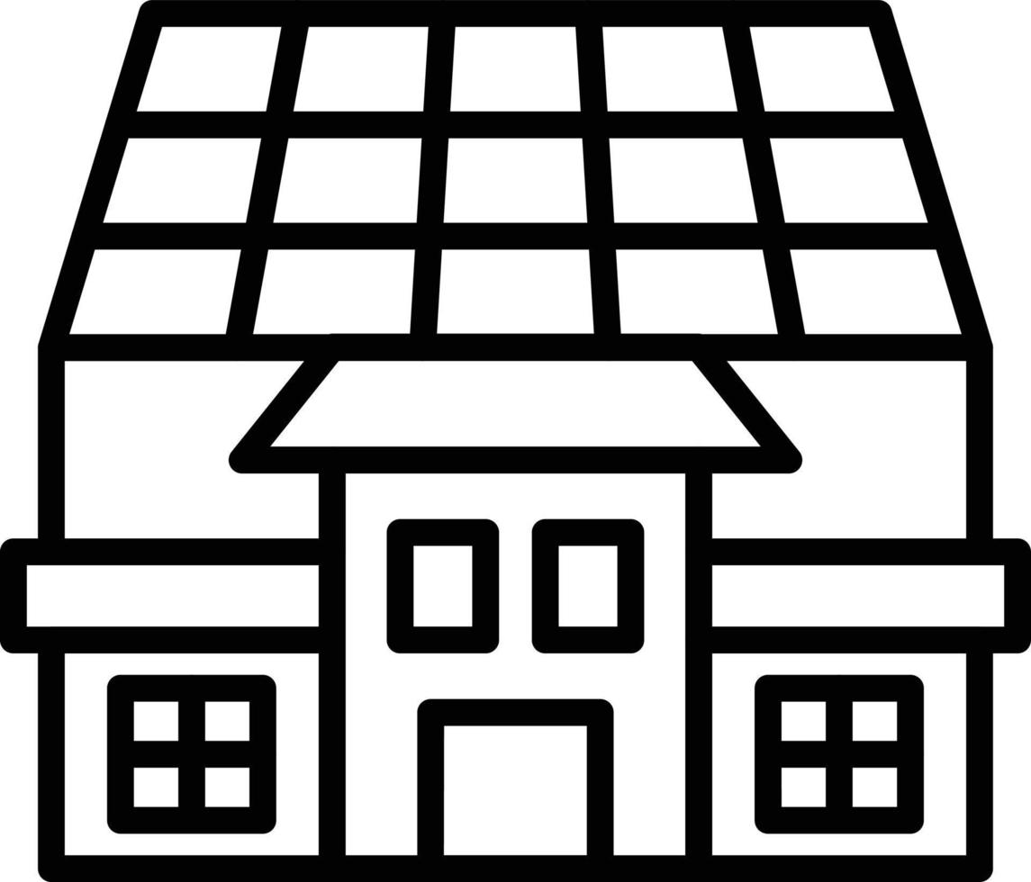 Vector Design Solar House Icon Style