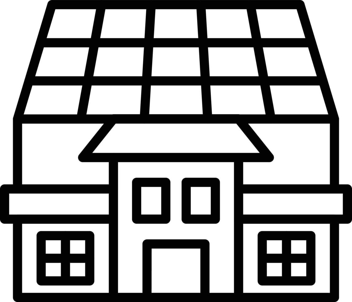 Vector Design Solar House Icon Style