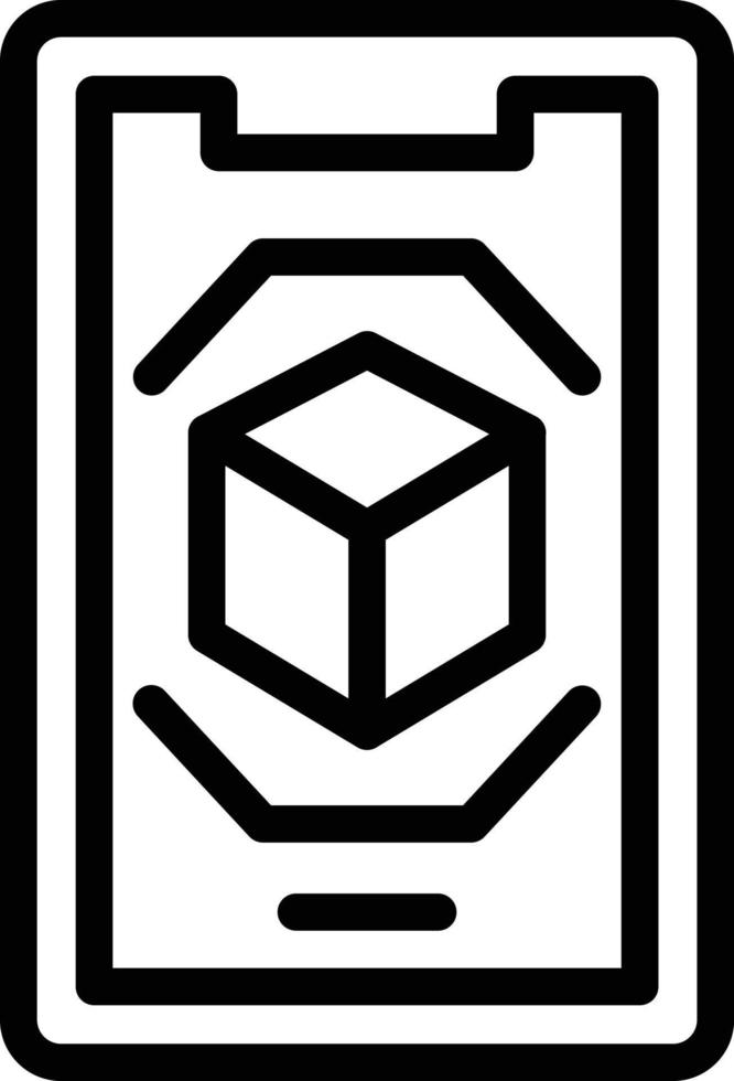 Vector Design Augmented Reality Icon Style