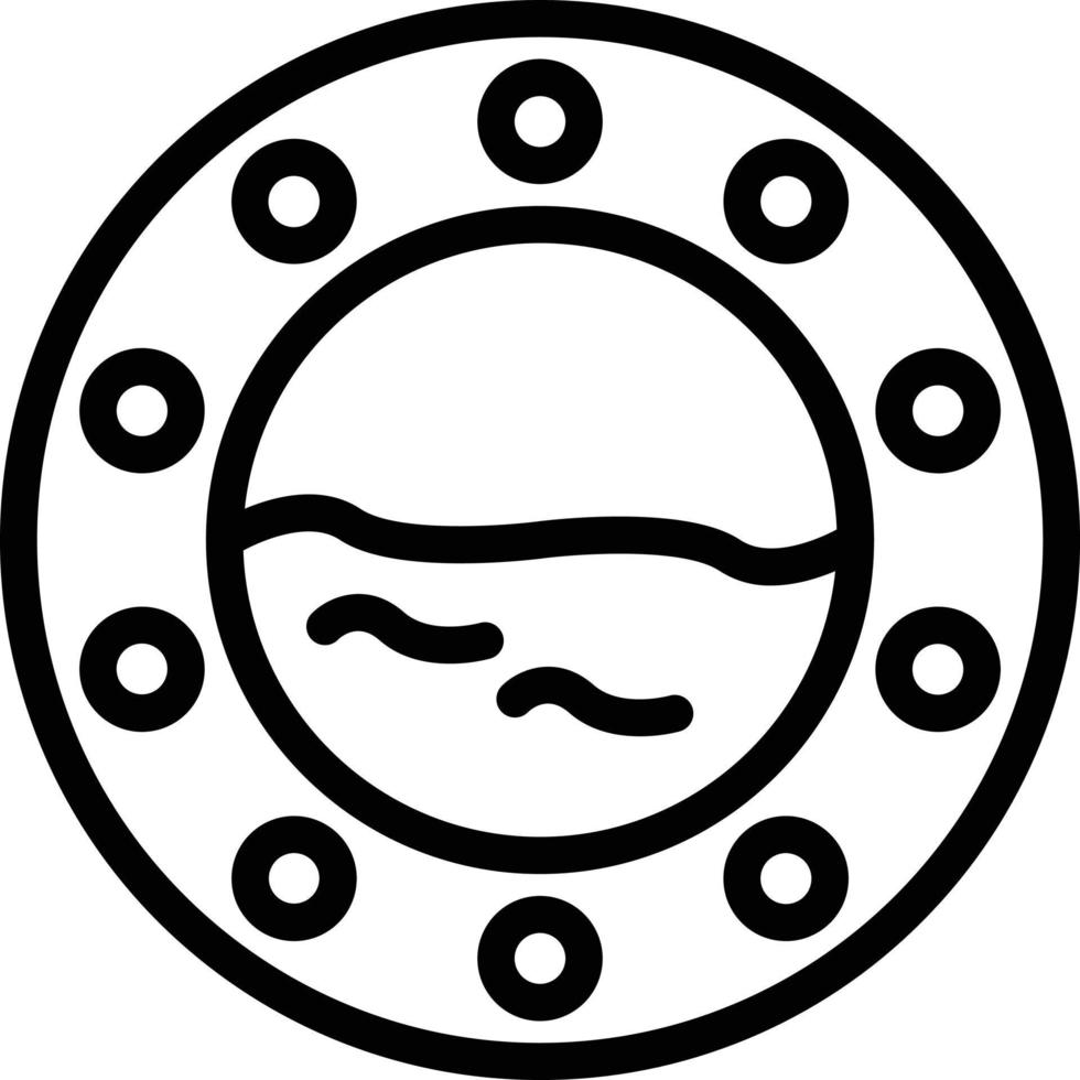 Vector Design Porthole Icon Style