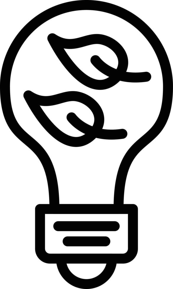 Energy Saving Vector Icon Style