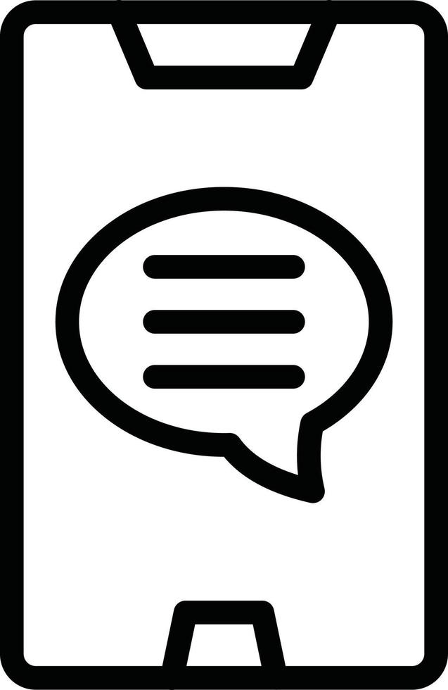 Vector Design Mobile Message Icon Style